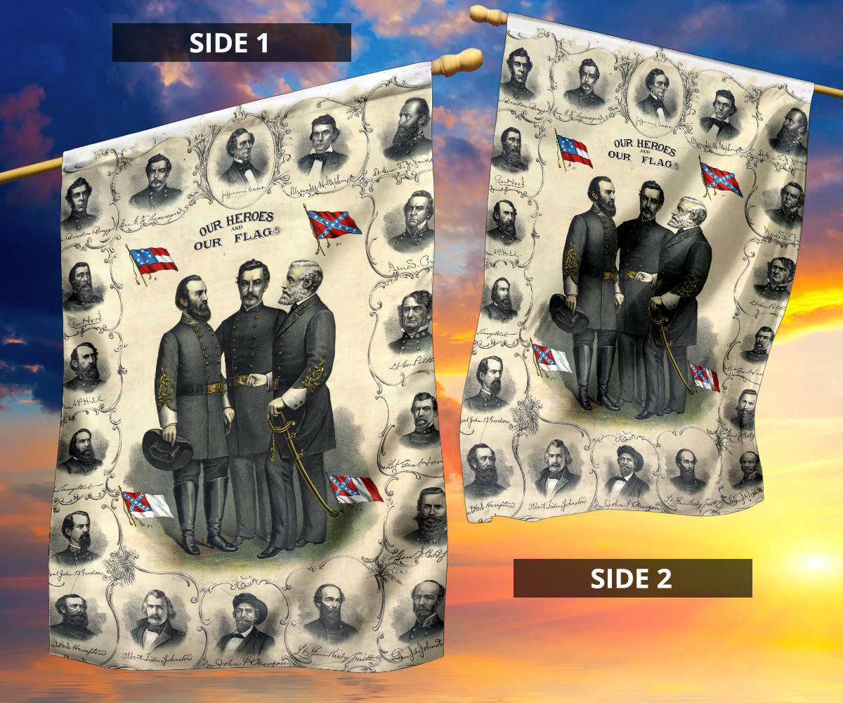 Our Heroes and Our Flags 1896 - Flag