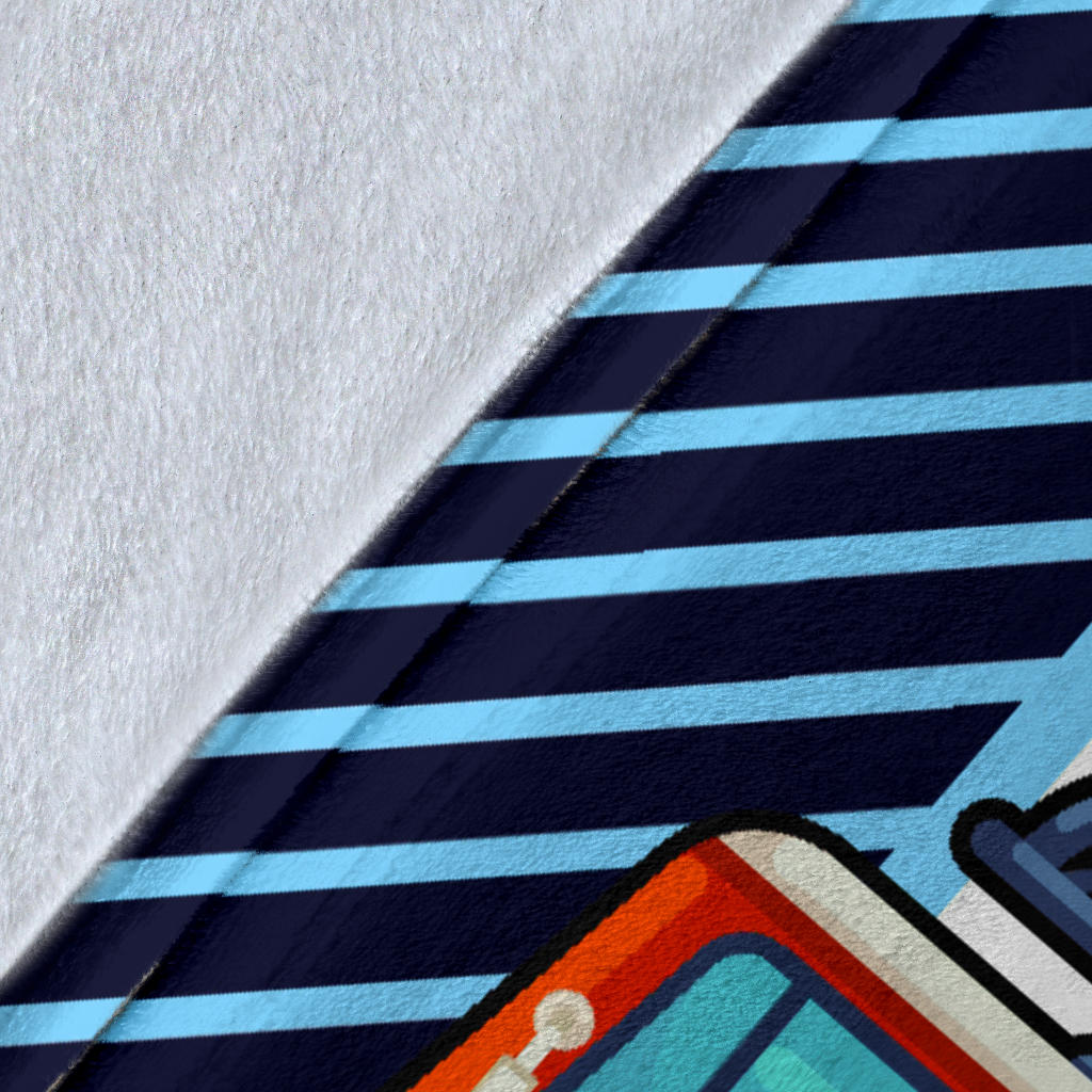 Personalized Name Firefighter Blanket for Boys