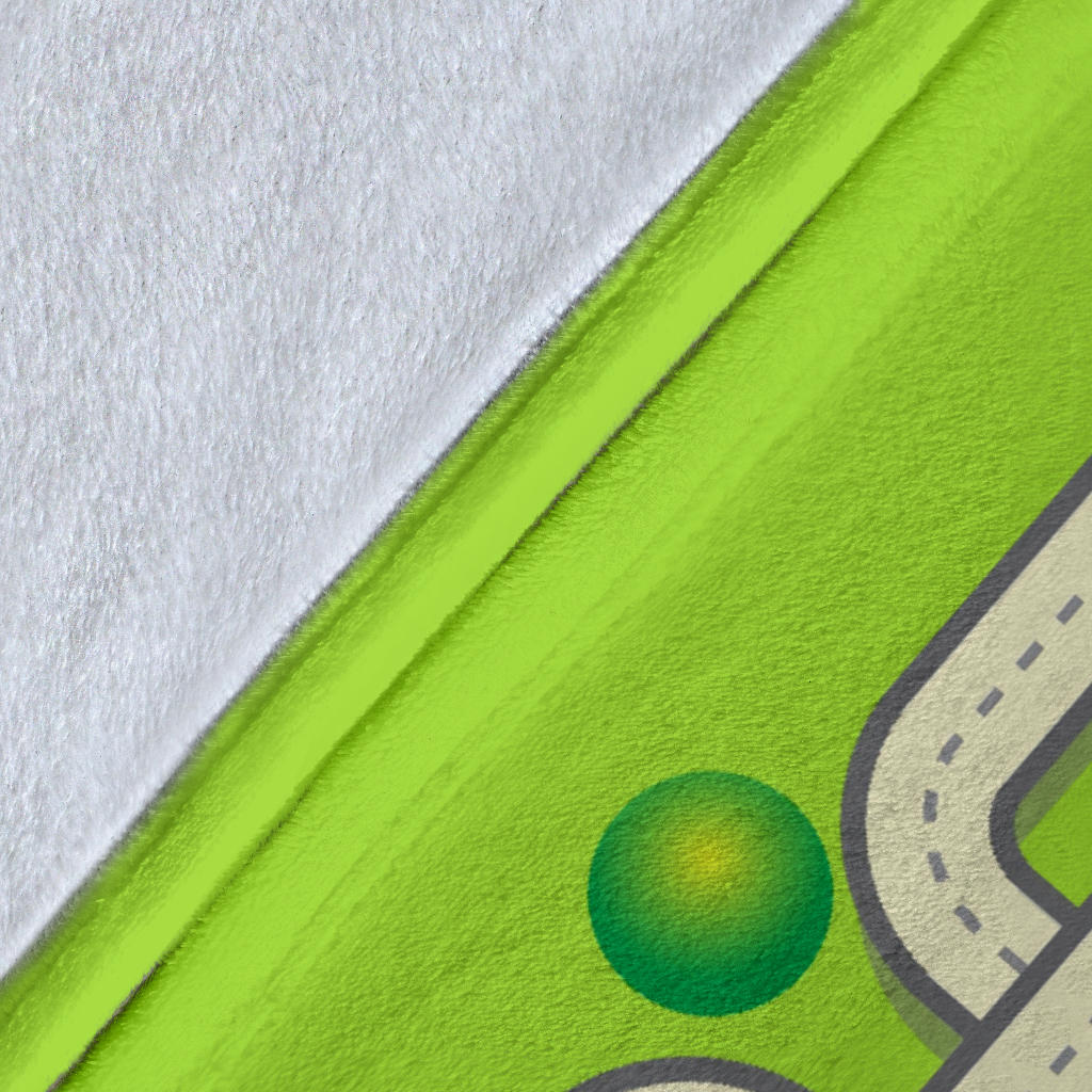 Personalized Name, Educational, Learning Park Your Car Blanket for Kids, Maze Blanket for Boys & Girls