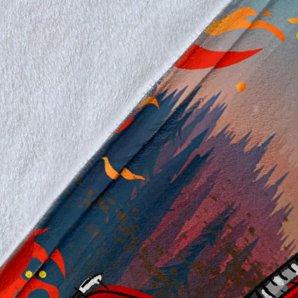 Personalized Name Monster Truck Blanket for Boys & Girls, Childrens Blanket