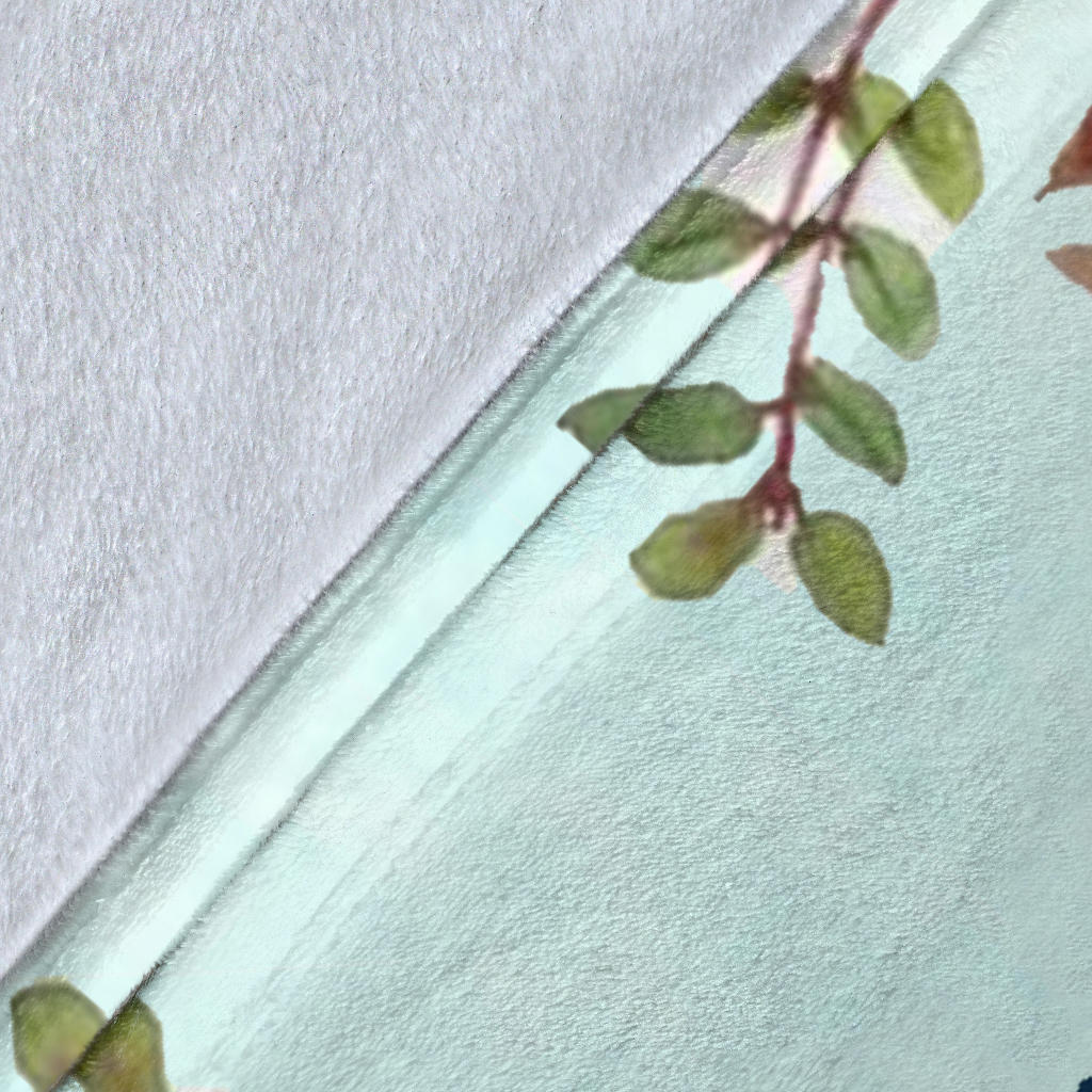 Personalized Name Baby & Girls Blanket with Roses