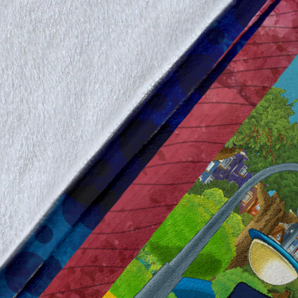 Personalized Name Police Blanket with Character Personalization