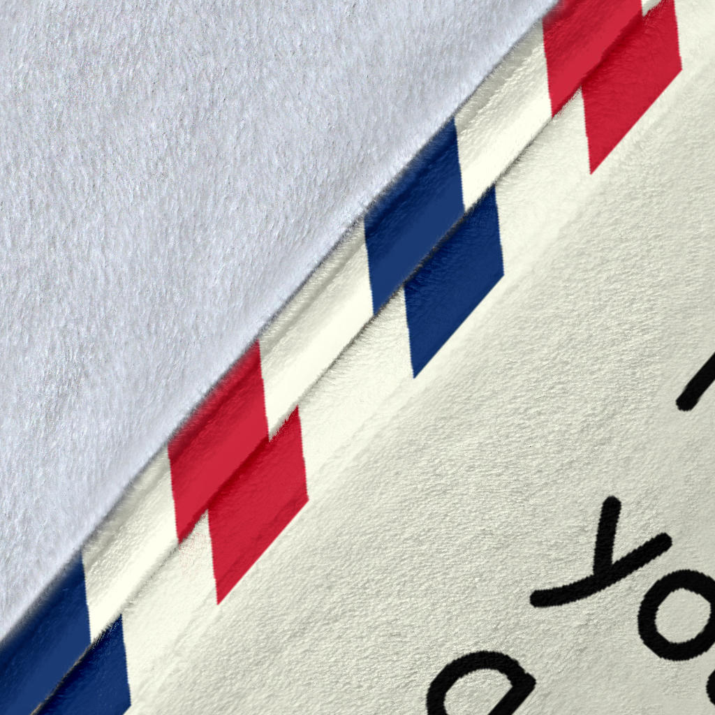 To My Wife Post Mail Blanket Gift from Husband