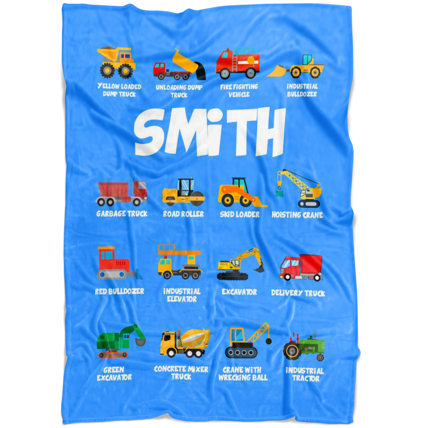 Smith Construction Blanket Blue