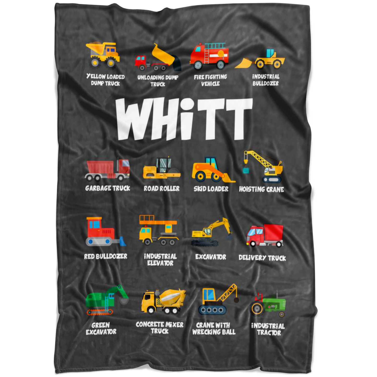 Whitt Construction Blanket Grey