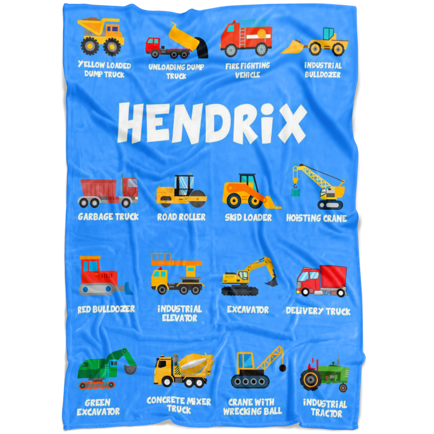 Hendrix Construction Blanket Blue