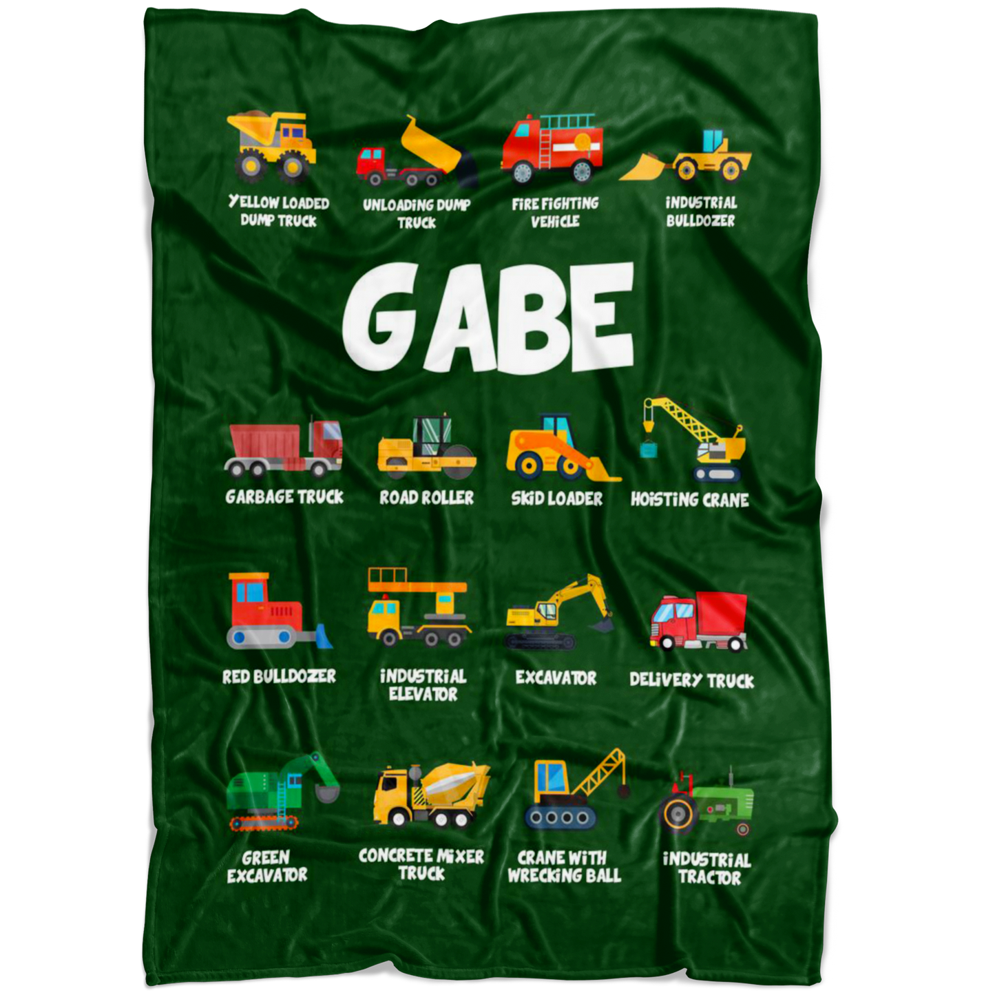 Gabe Construction Blanket Green