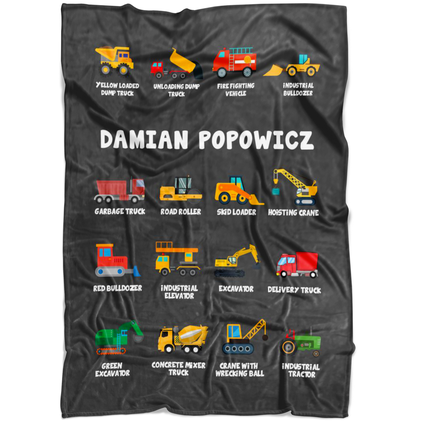 Damian Popowicz Construction Blanket Grey
