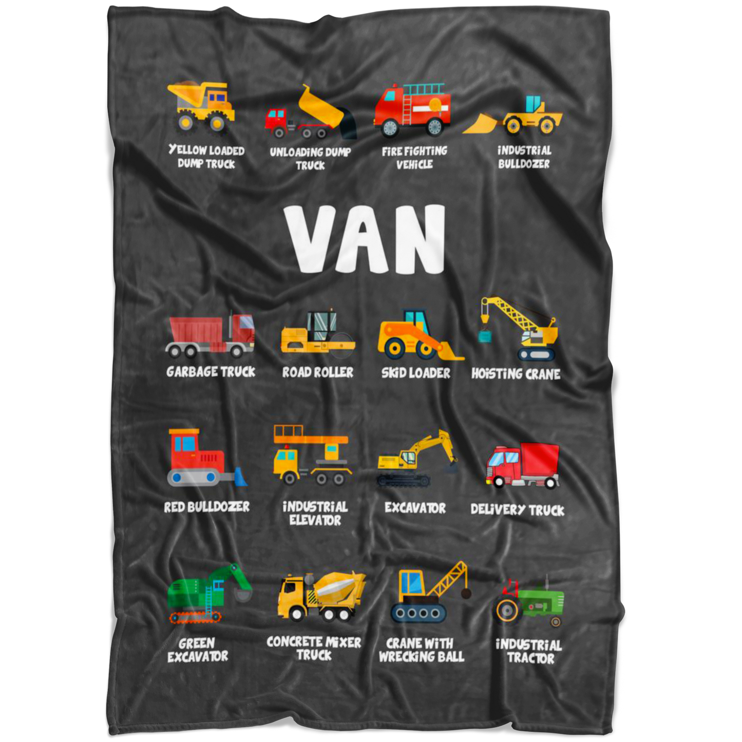 VAN Construction Blanket Grey