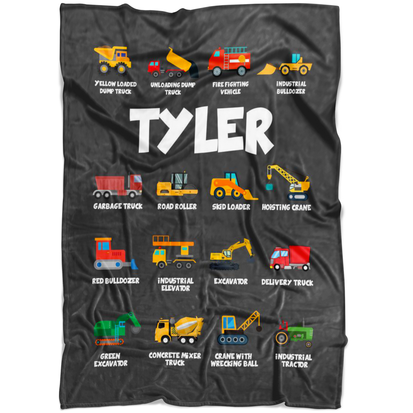 Tyler Construction Blanket Grey