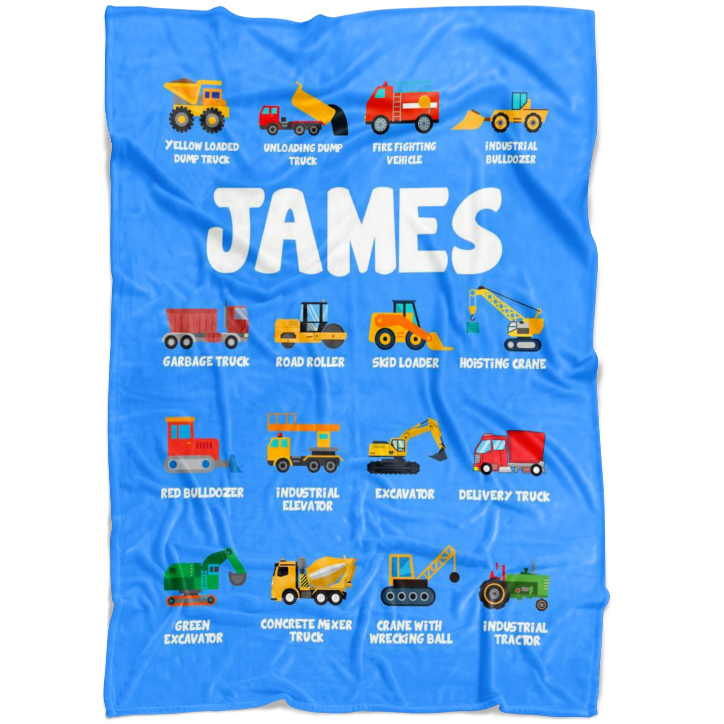 JAMES Construction Blanket Blue