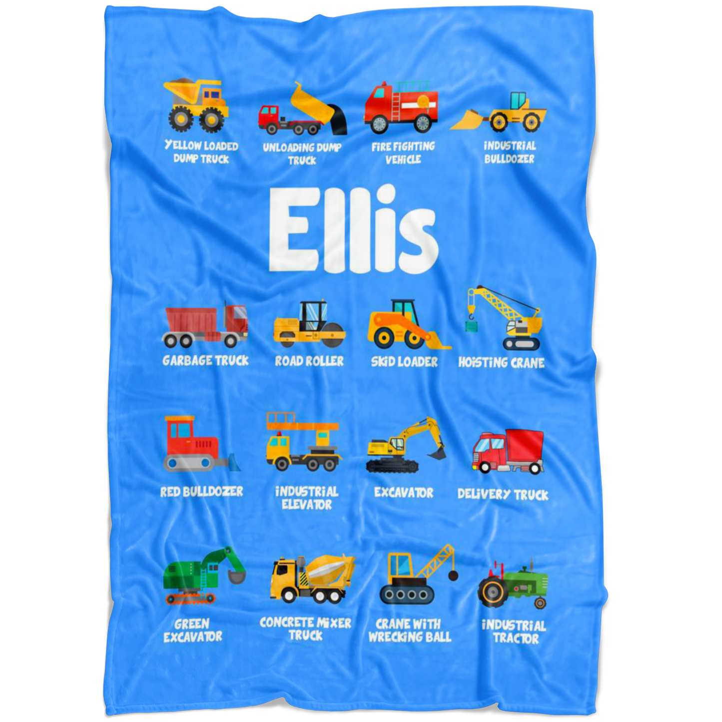 Ellis Construction Blanket Blue