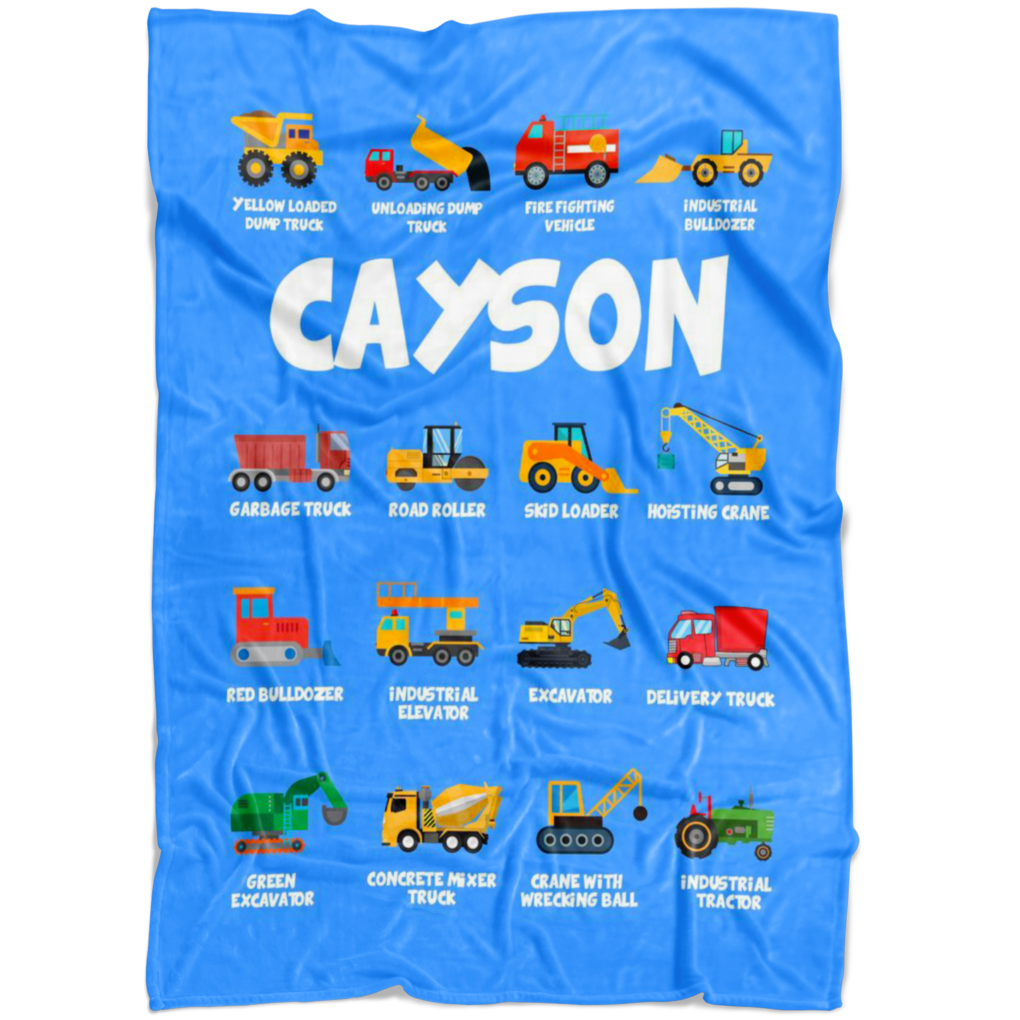 CAYSON Construction Blanket Blue