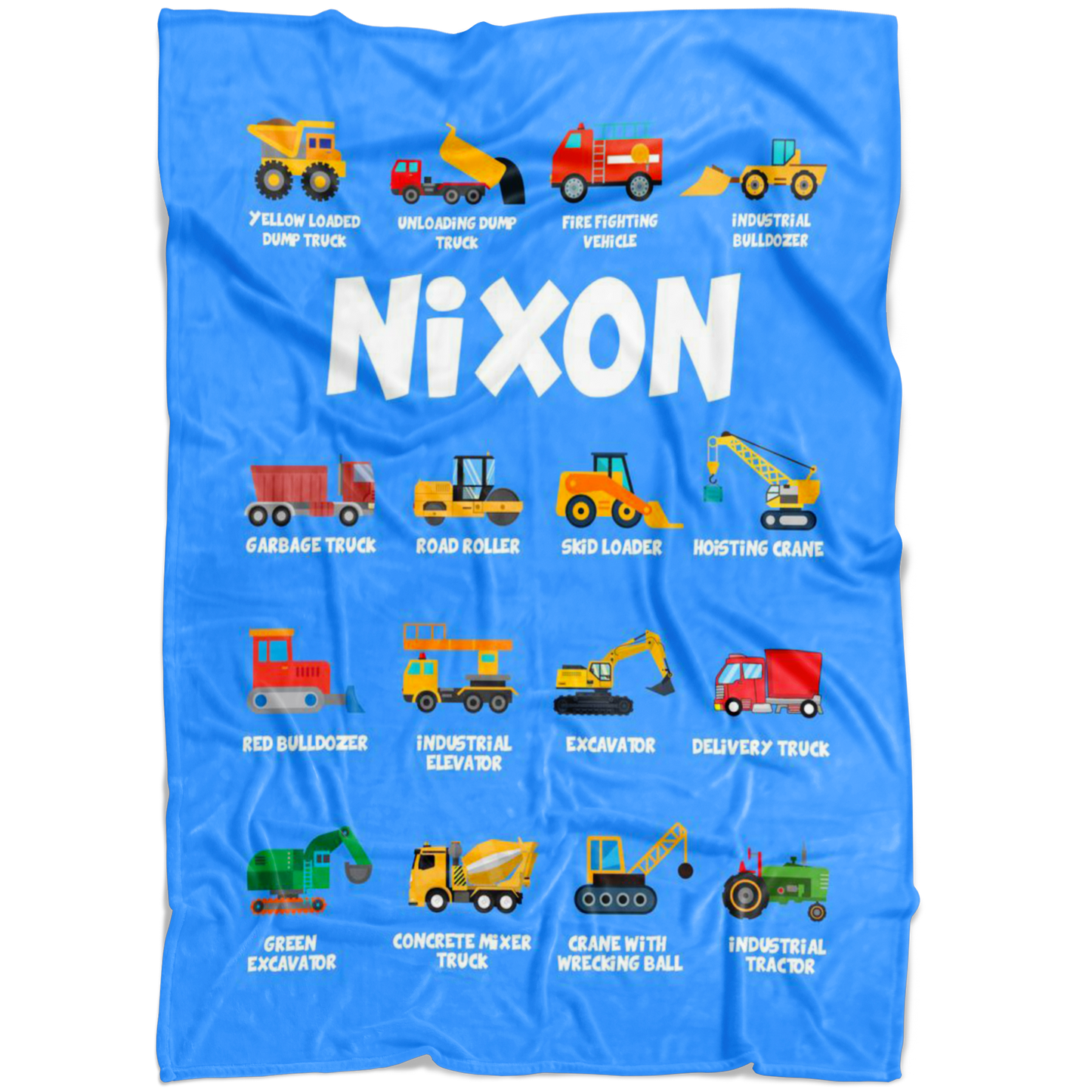 Nixon Construction Blanket Blue