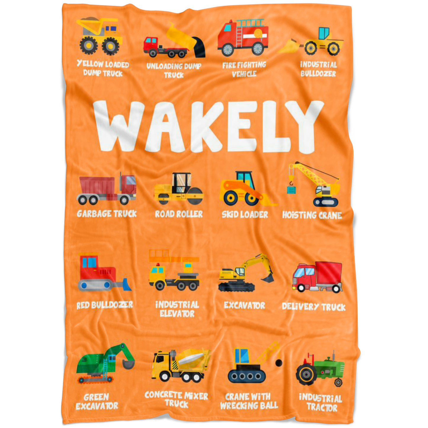 WAKELY Construction Blanket Orange