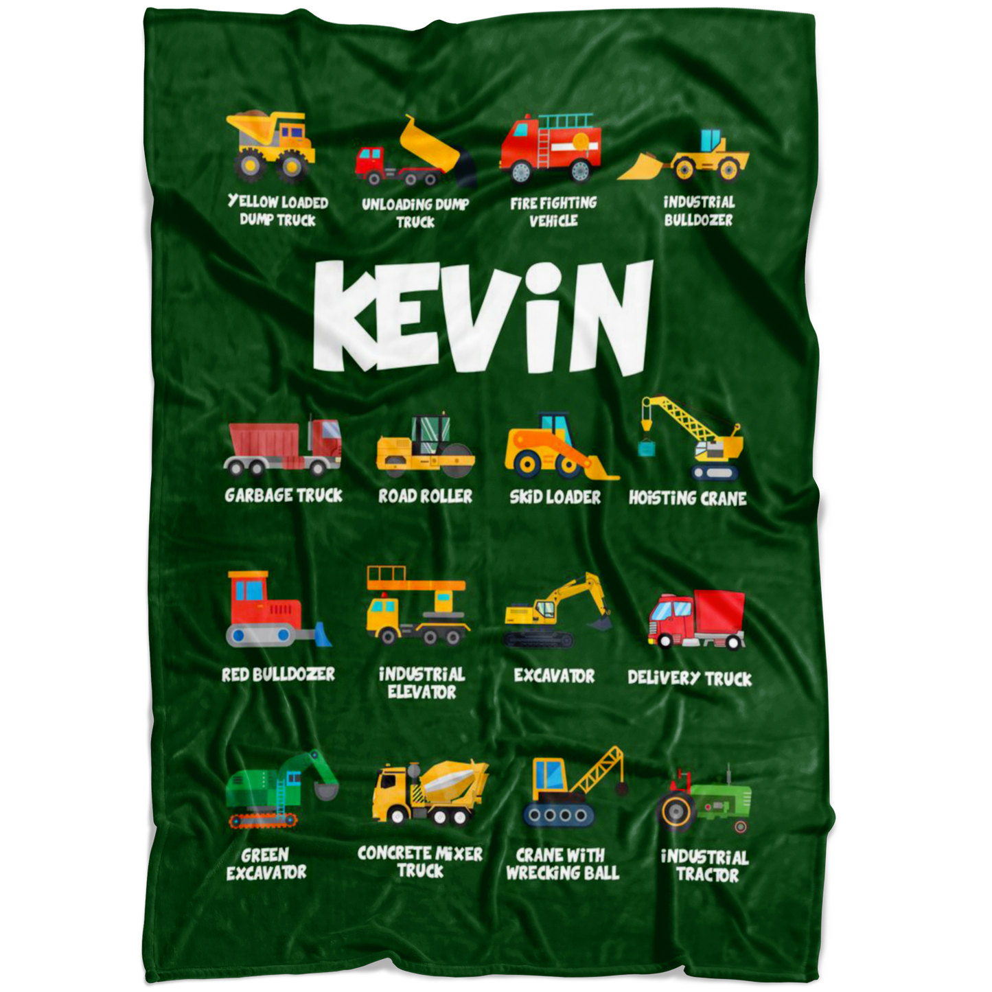 Kevin Construction Blanket Green