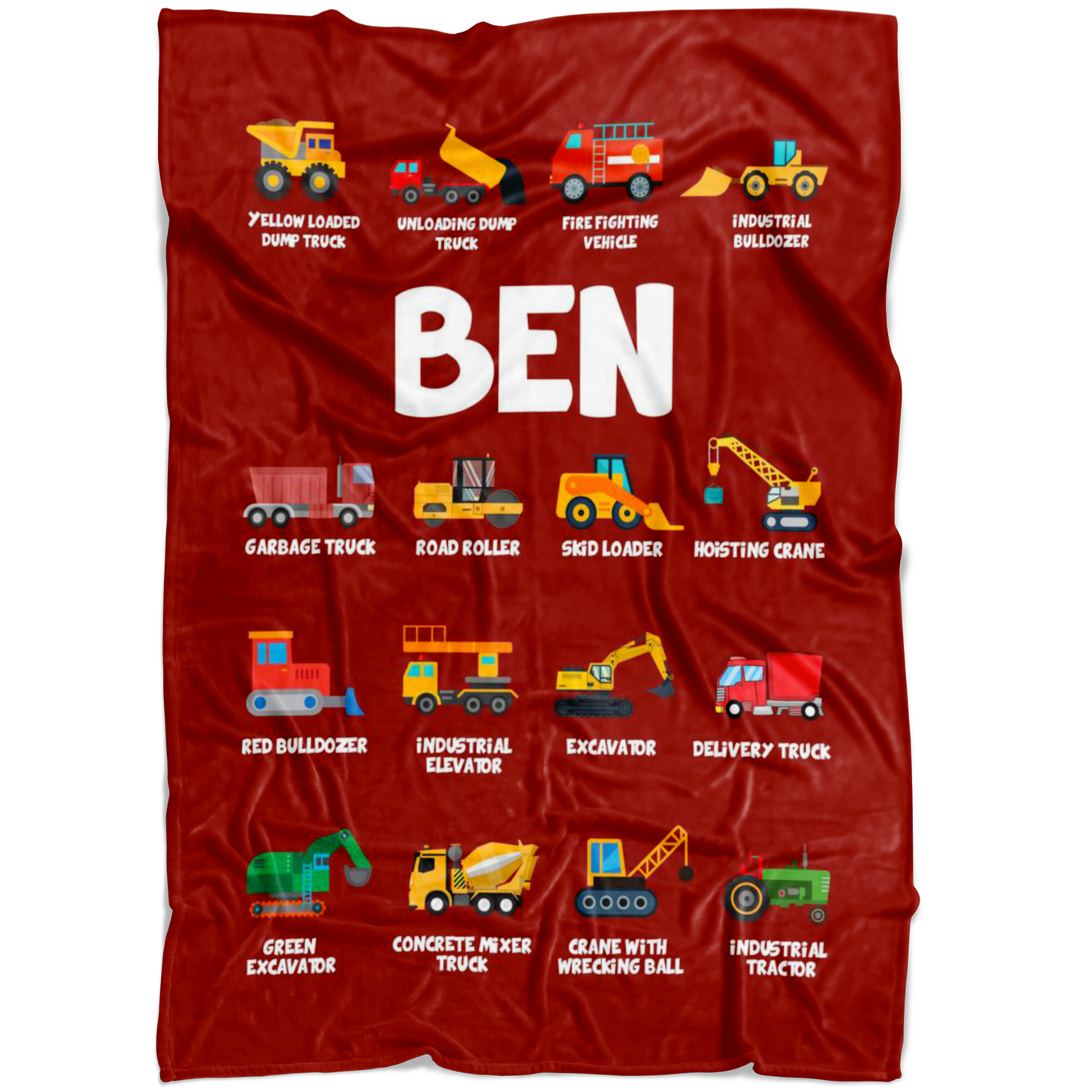 BEN Construction Blanket Red
