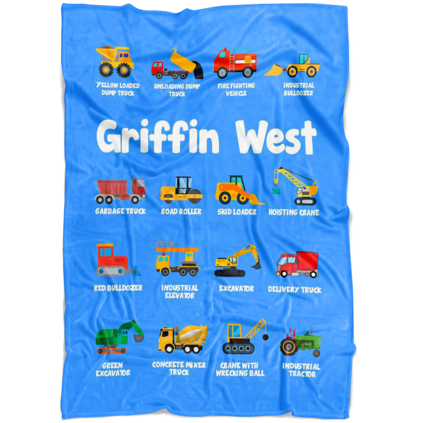 Griffin West Construction Blanket Blue
