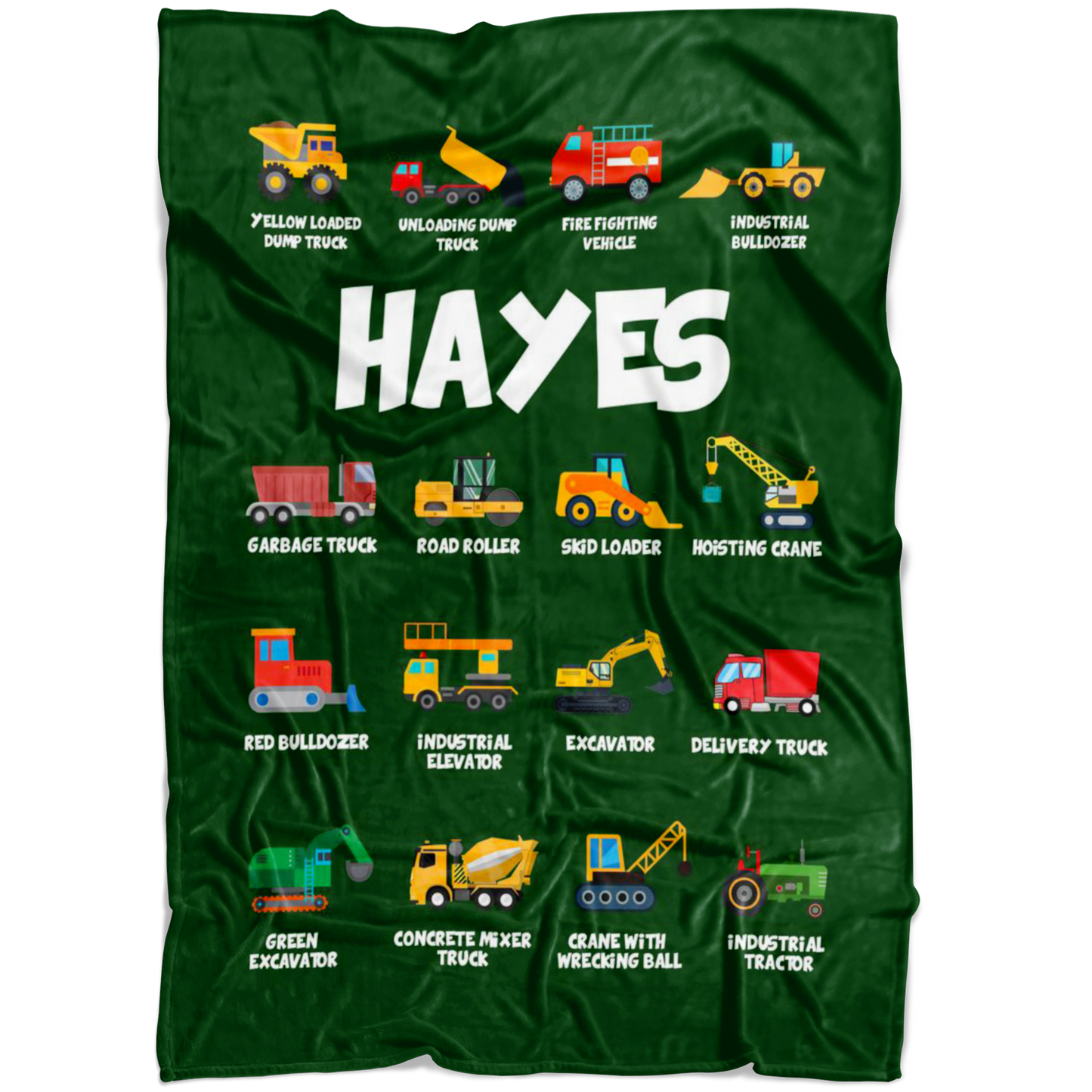 Hayes Construction Blanket Green