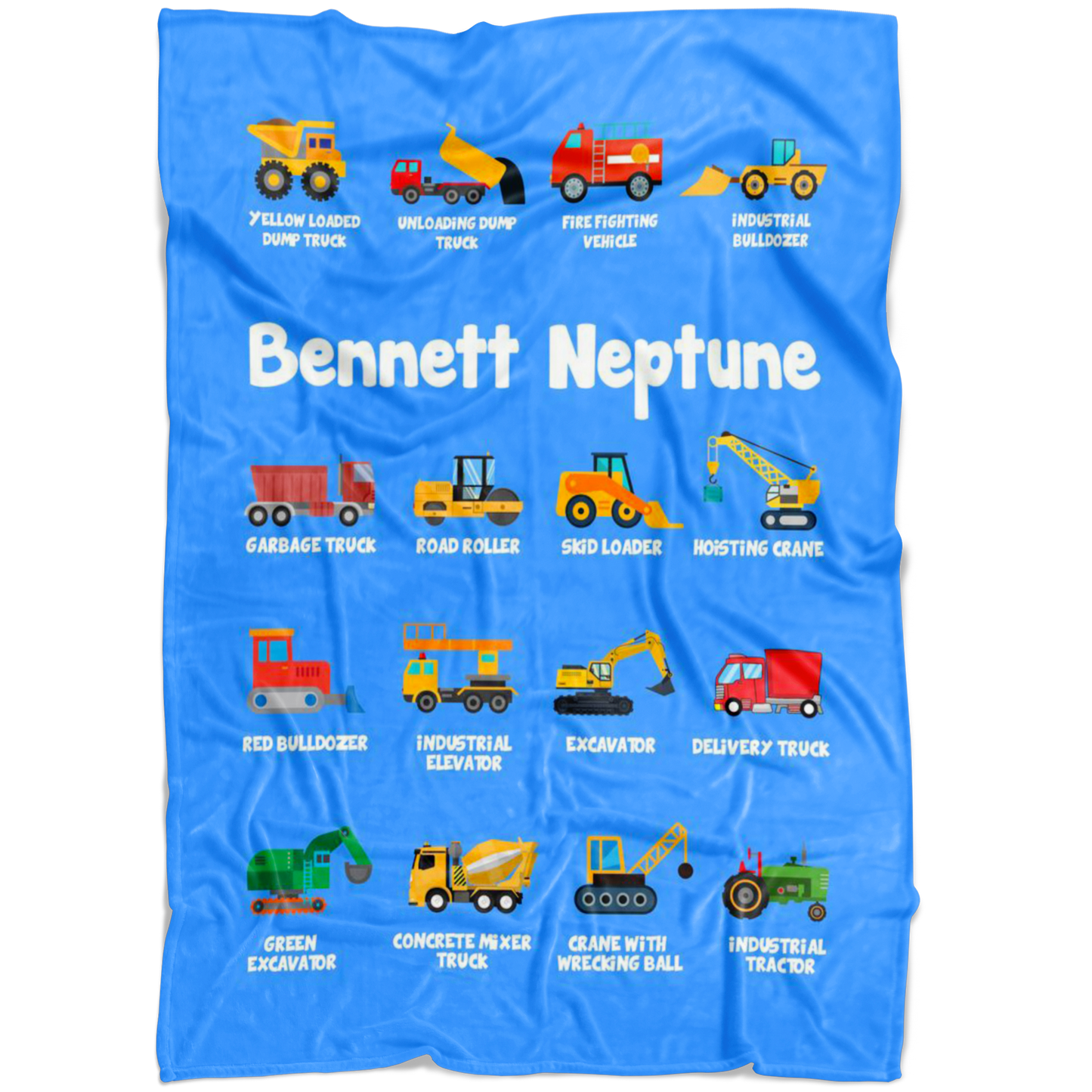 Bennett Neptune Construction Blanket Blue