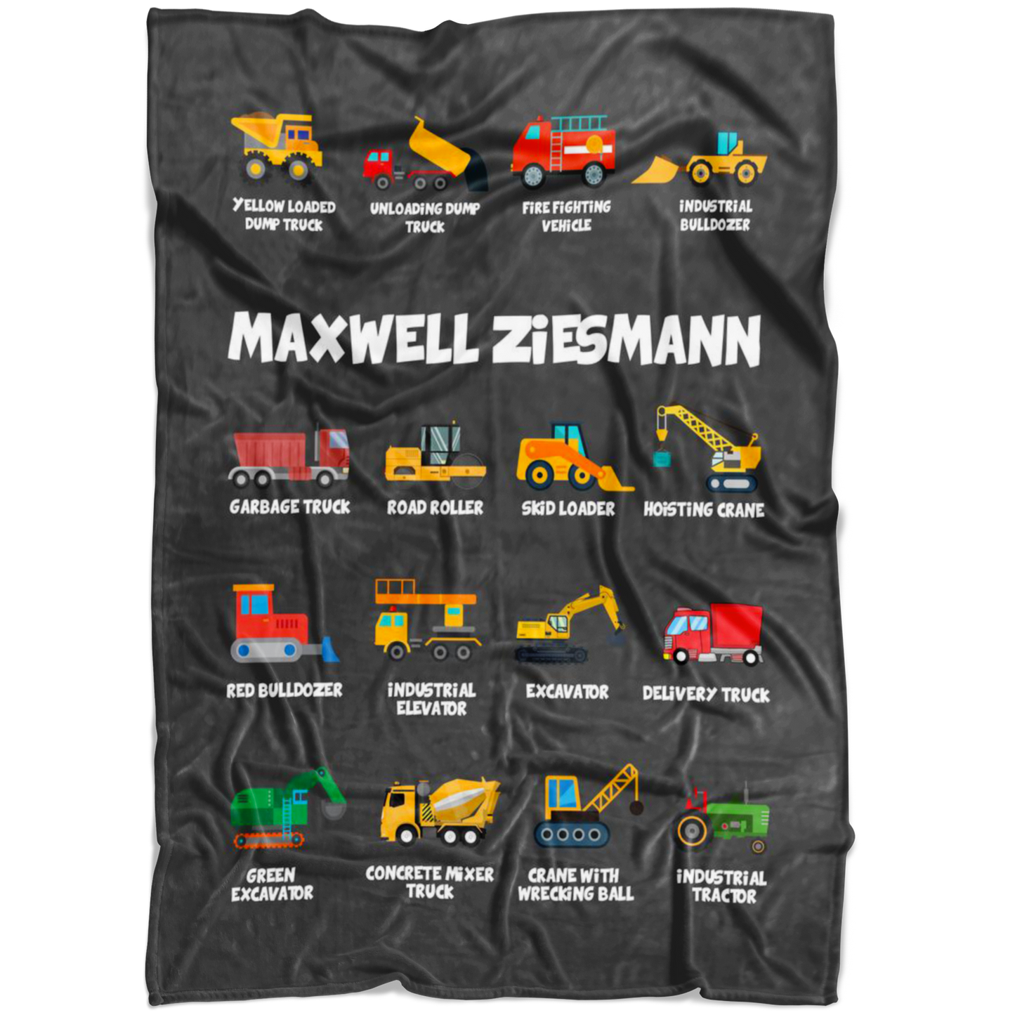 Maxwell Ziesmann Construction Blanket Grey