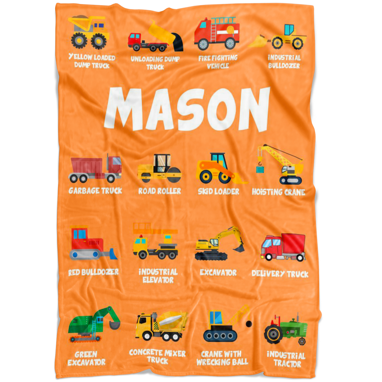 Mason Construction Blanket Orange