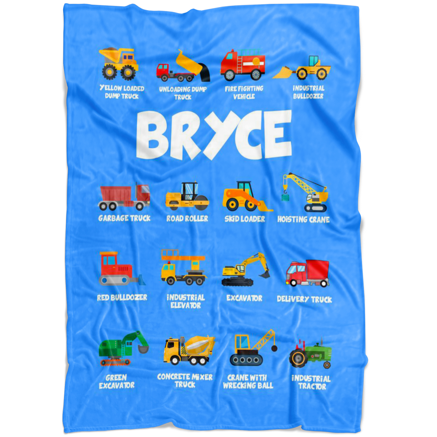 Bryce Construction Blanket Blue
