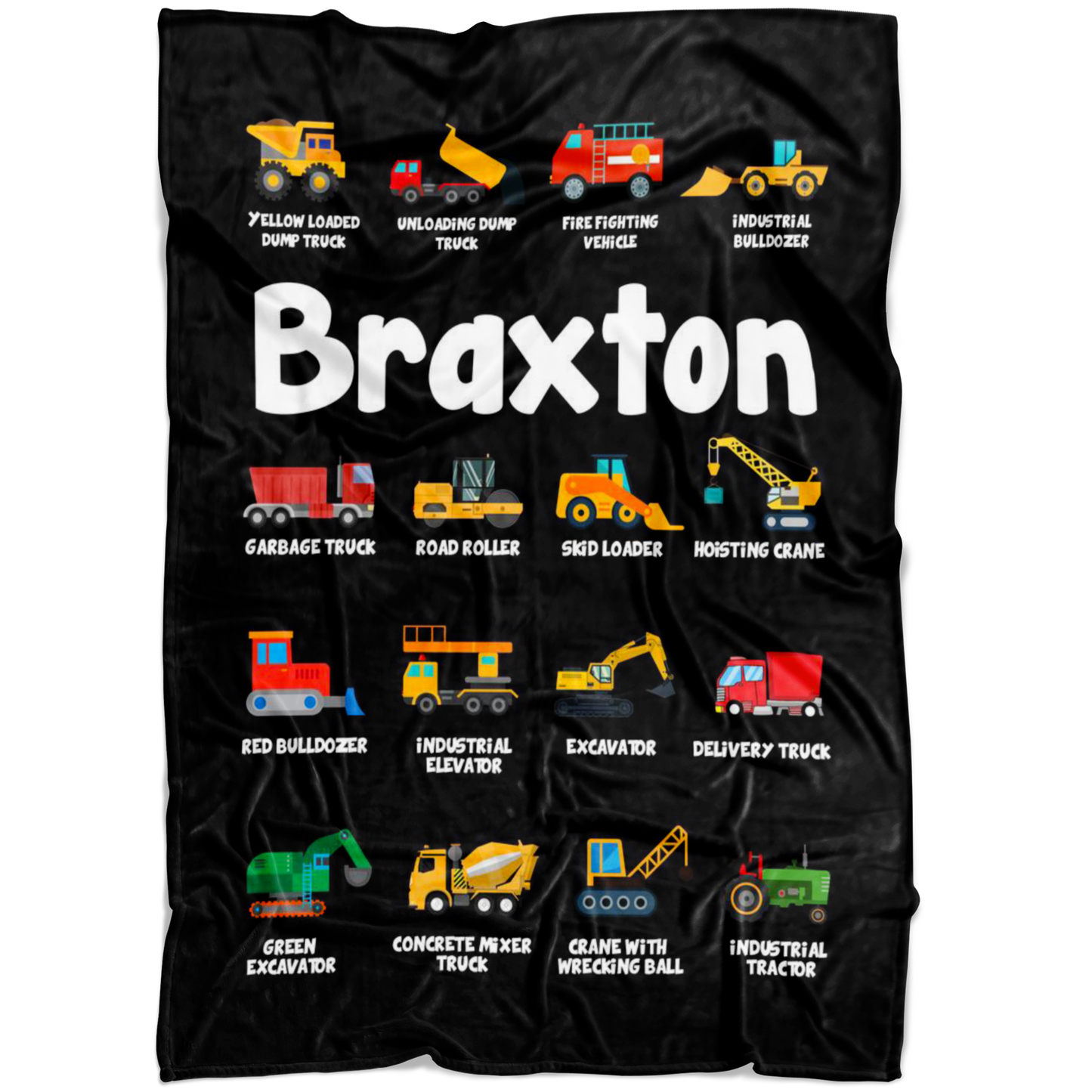 Braxton Construction Blanket Black