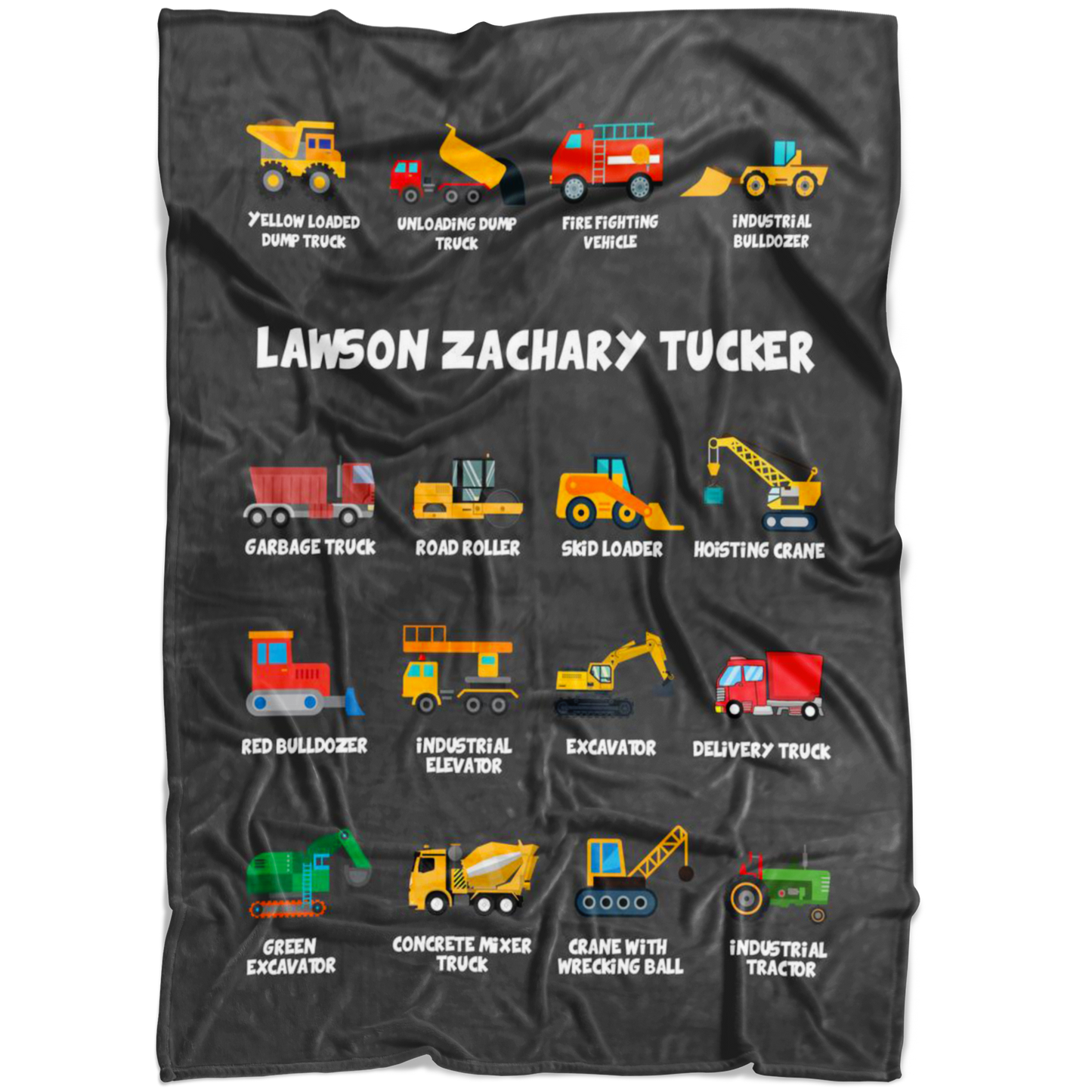 Lawson Zachary Tucker Construction Blanket Grey