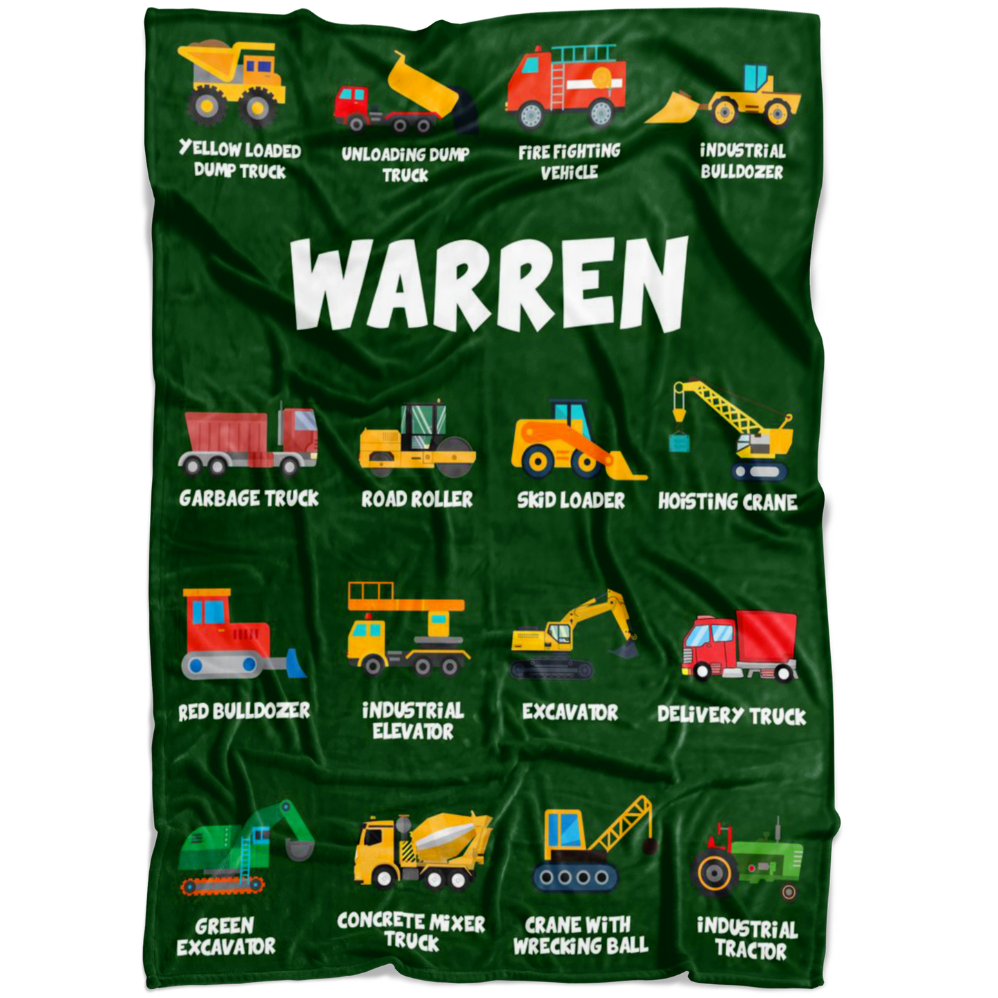 Warren Construction Blanket Green