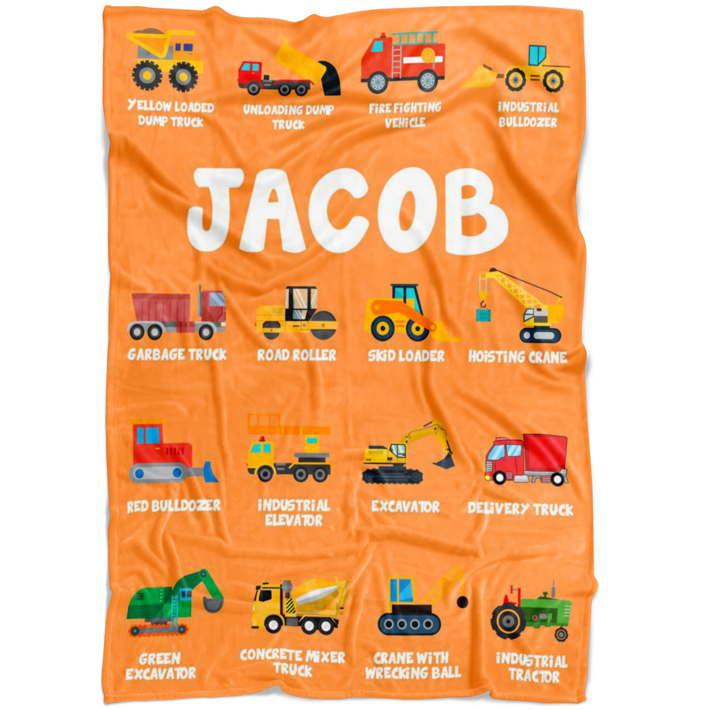 JACOB Construction Blanket Orange