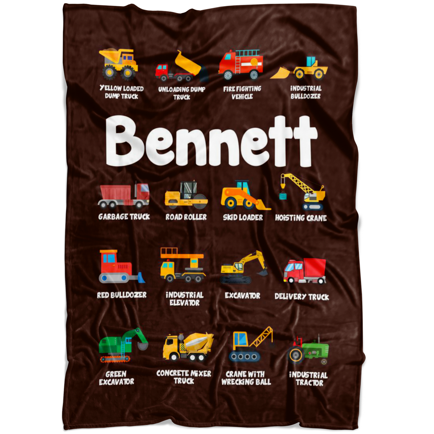 Bennett Construction Blanket Brown