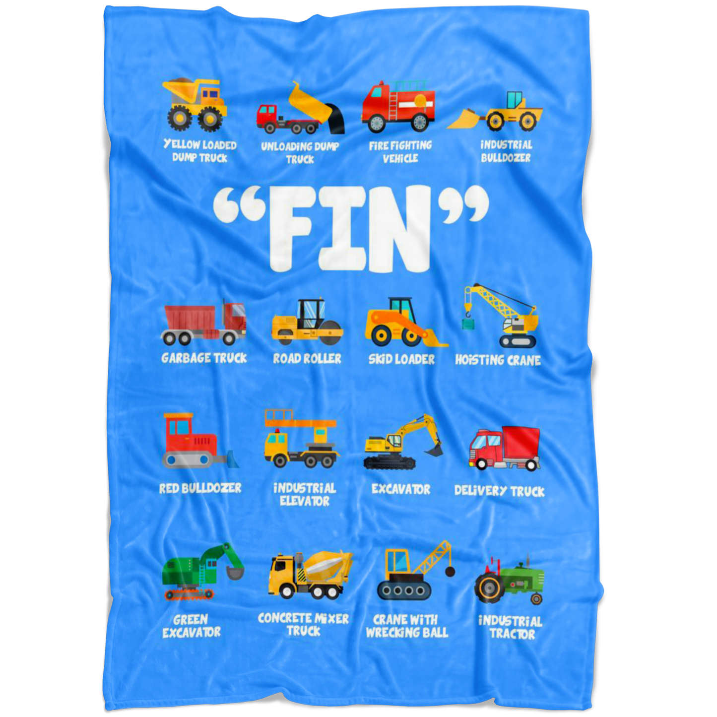 “FIN” Construction Blanket Blue
