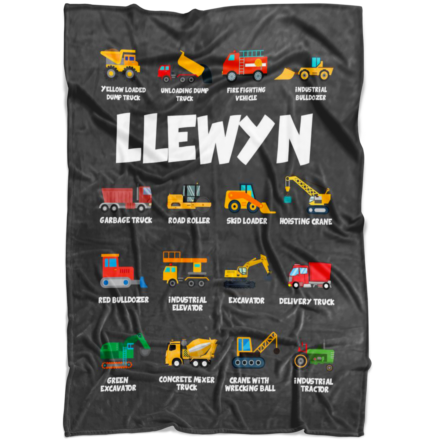 LLEWYN Construction Blanket Grey