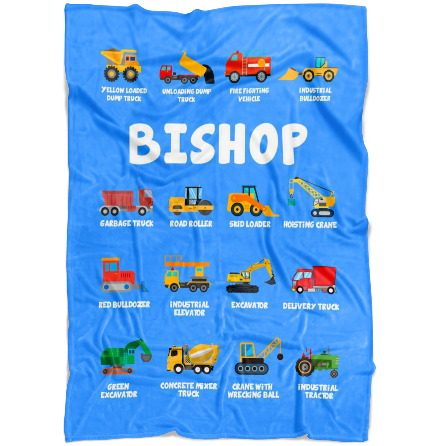 Bishop Construction Blanket Blue