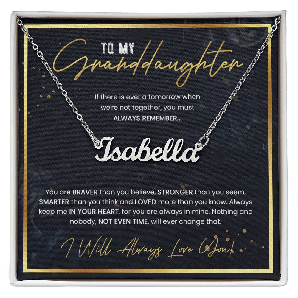 To My Granddaughter Gift from Grandma