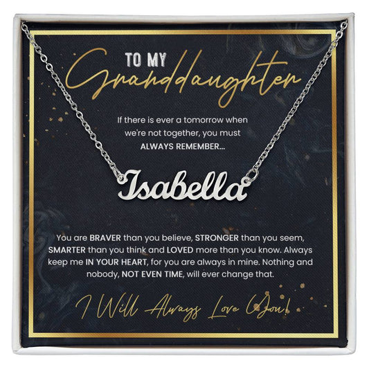 To My Granddaughter Gift from Grandma