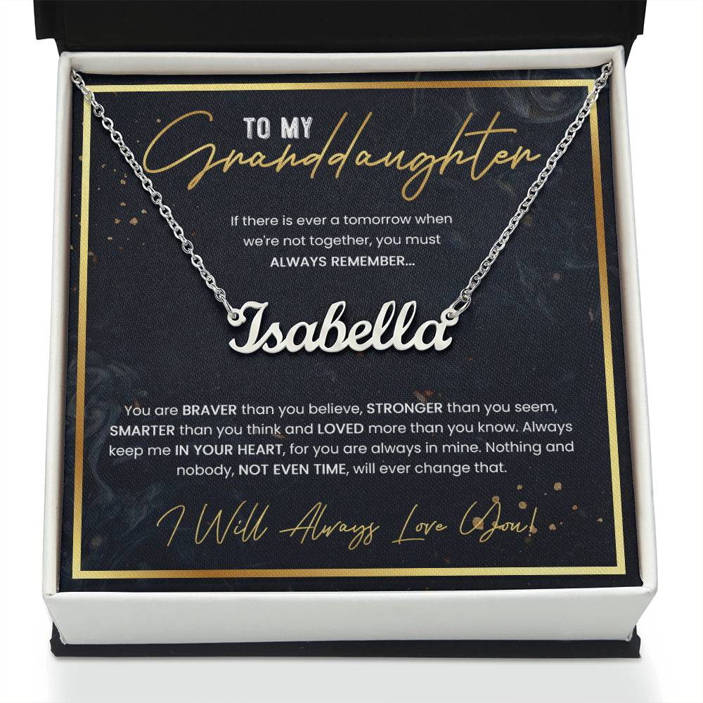 To My Granddaughter Gift from Grandma