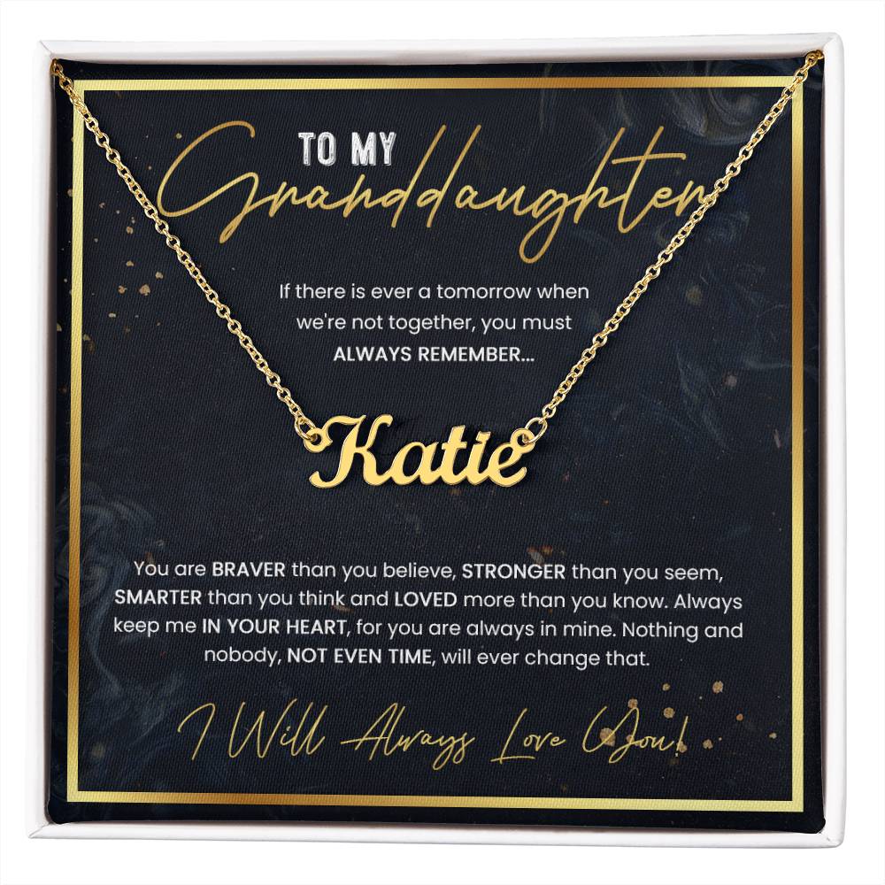 To My Granddaughter Gift from Grandma