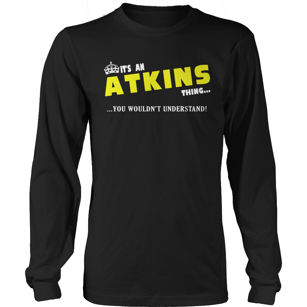 It's An Atkins Thing, You Wouldn't Understand