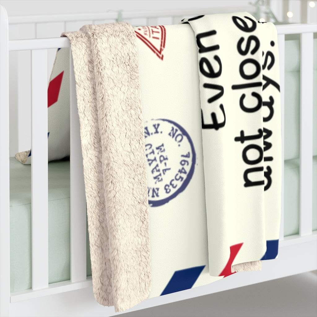 To My Wife Sherpa Fleece Blanket Gift from Husband