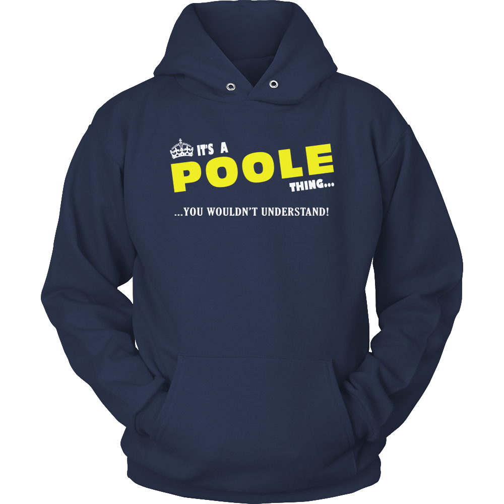 It's A Poole Thing, You Wouldn't Understand