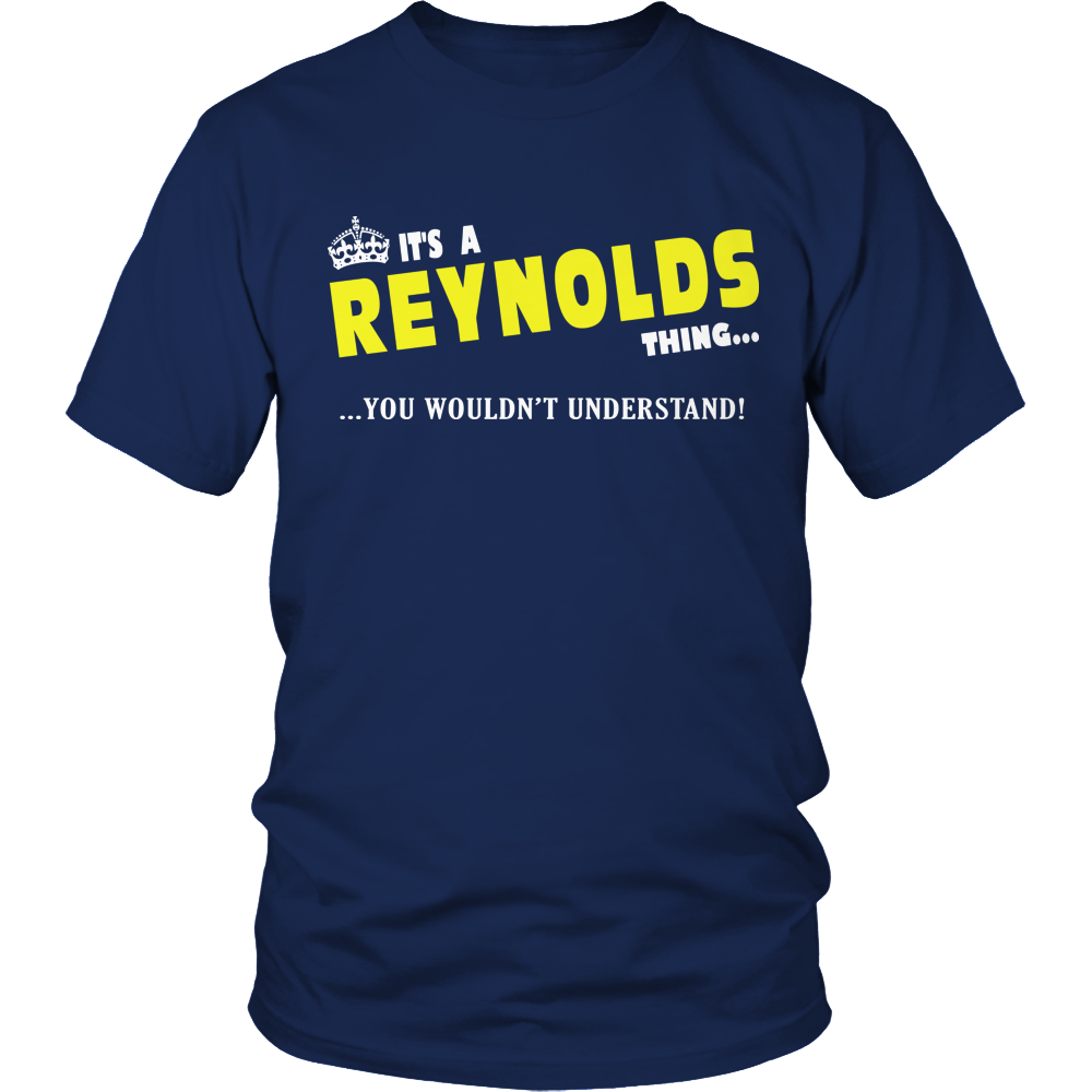 It's A Reynolds Thing, You Wouldn't Understand