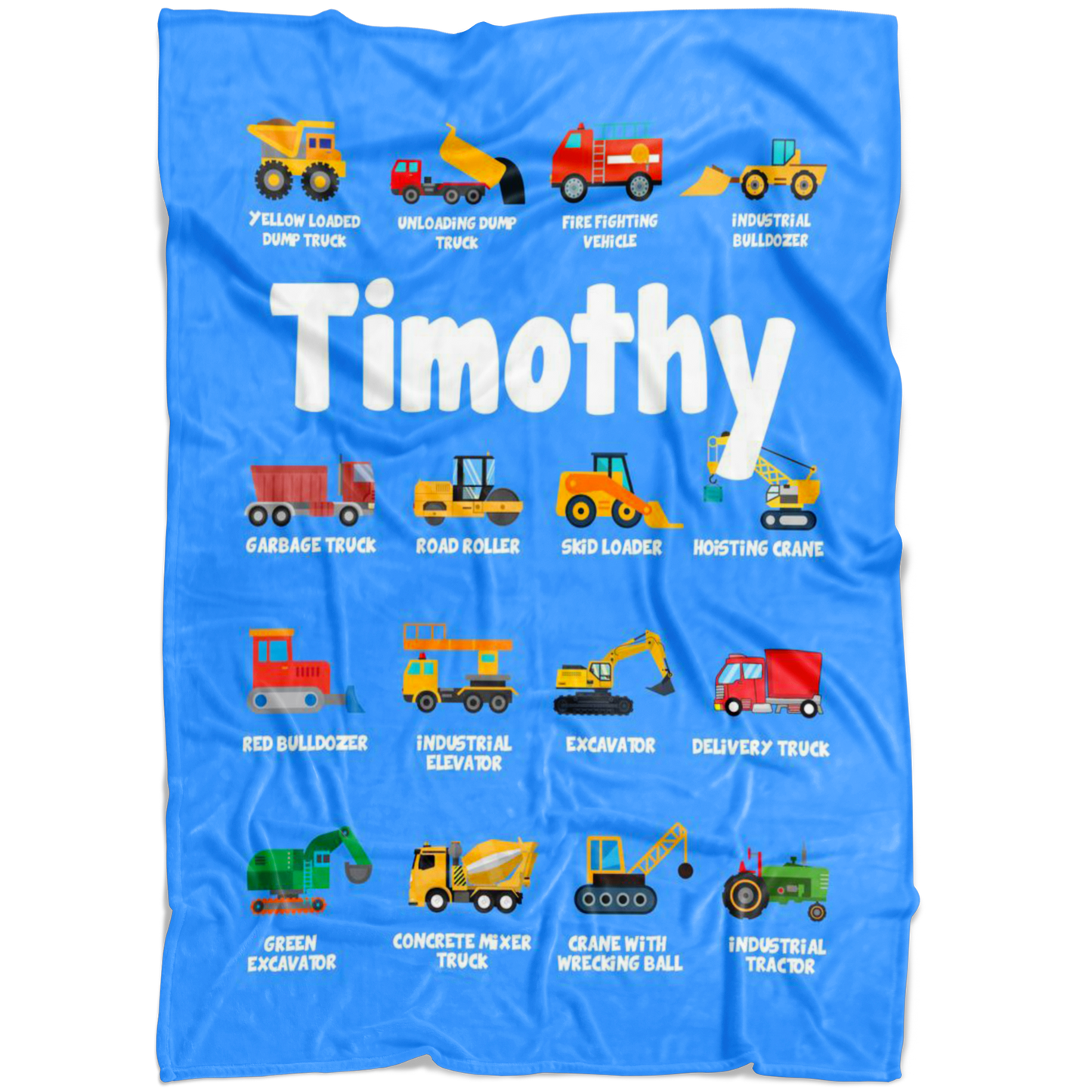 Timothy Construction Blanket Blue