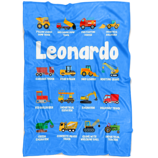 Leonardo Construction Blanket Blue