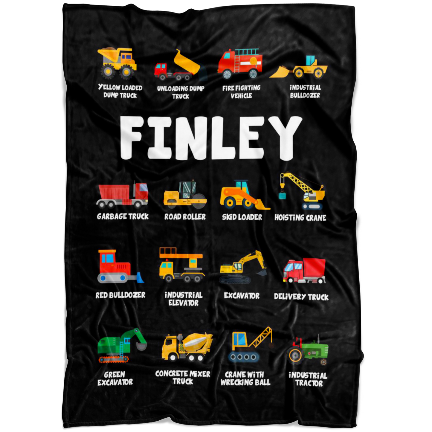 Finley Construction Blanket Black