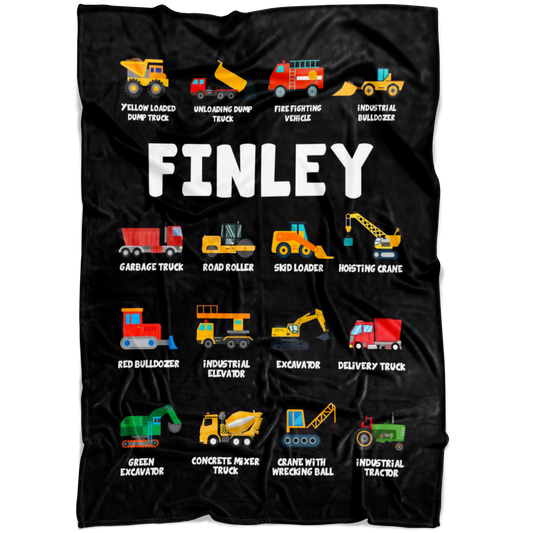 Finley Construction Blanket Black