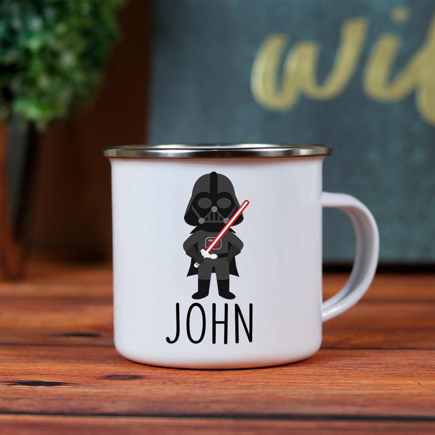 Personalized Kids Cup, Warrior Campfire Mug 10oz