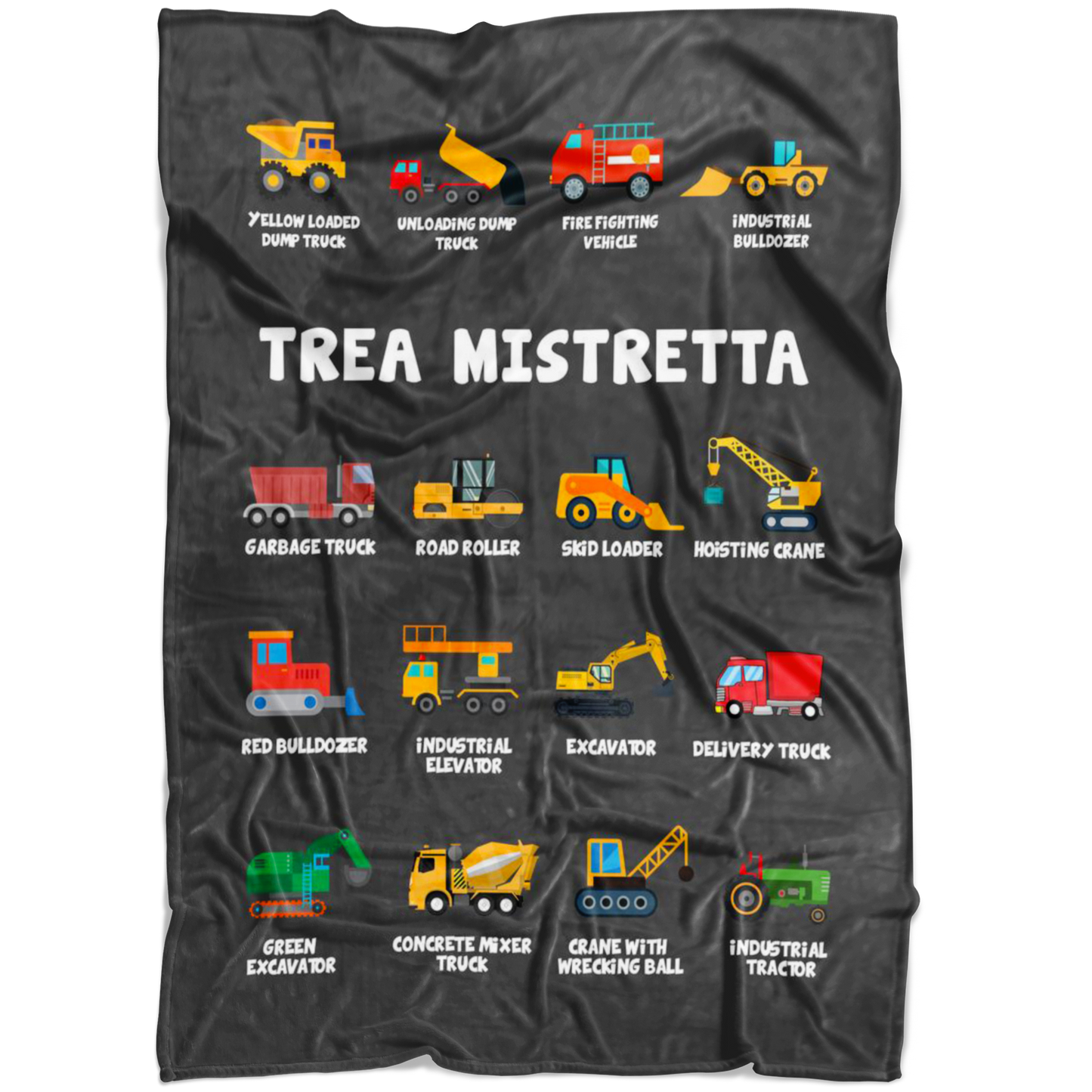 TREA MISTRETTA Construction Blanket Grey