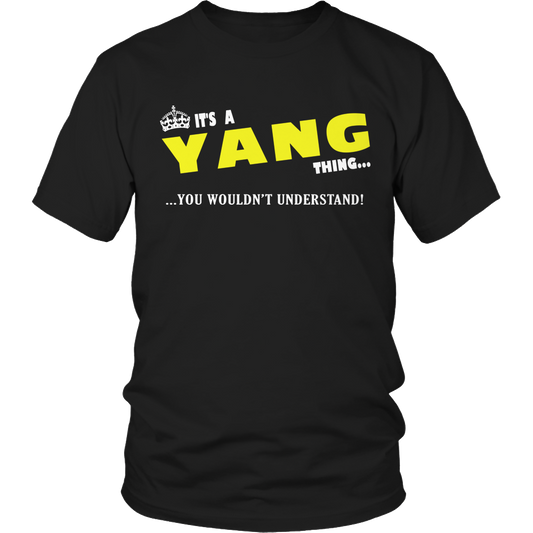 It's A Yang Thing, You Wouldn't Understand